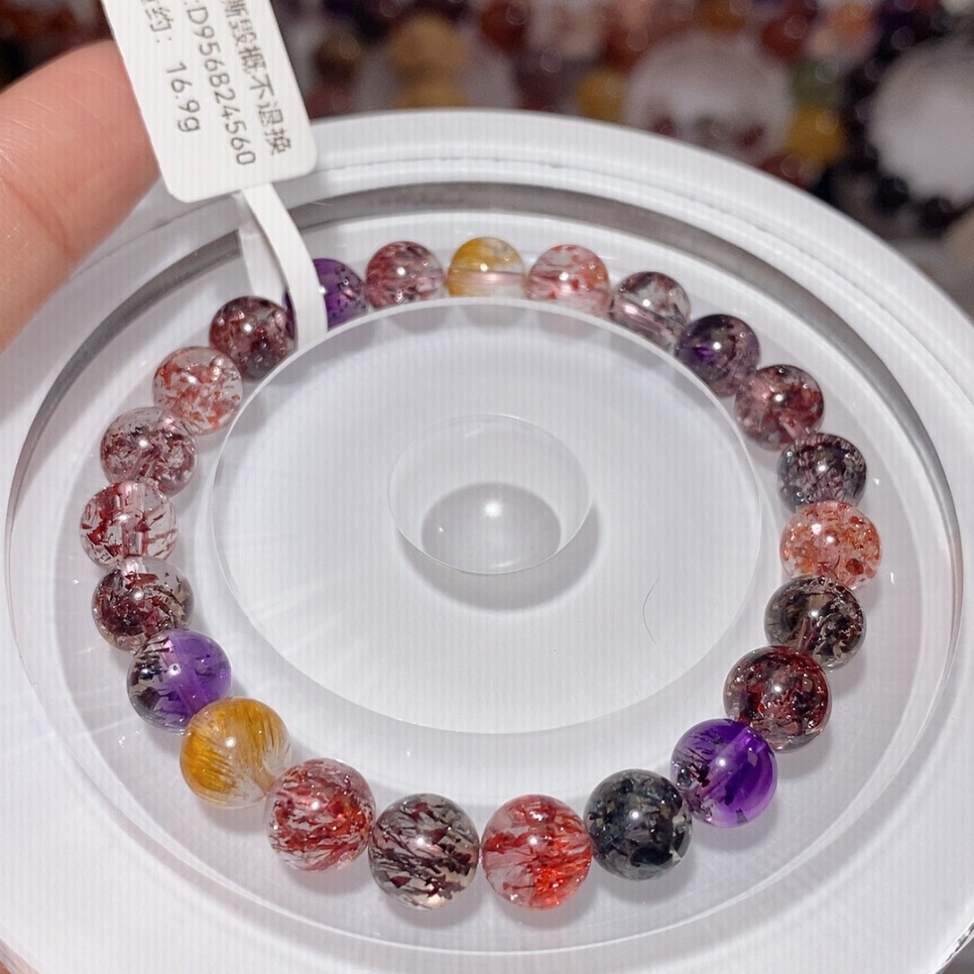 水晶手链未镶嵌F金草莓8