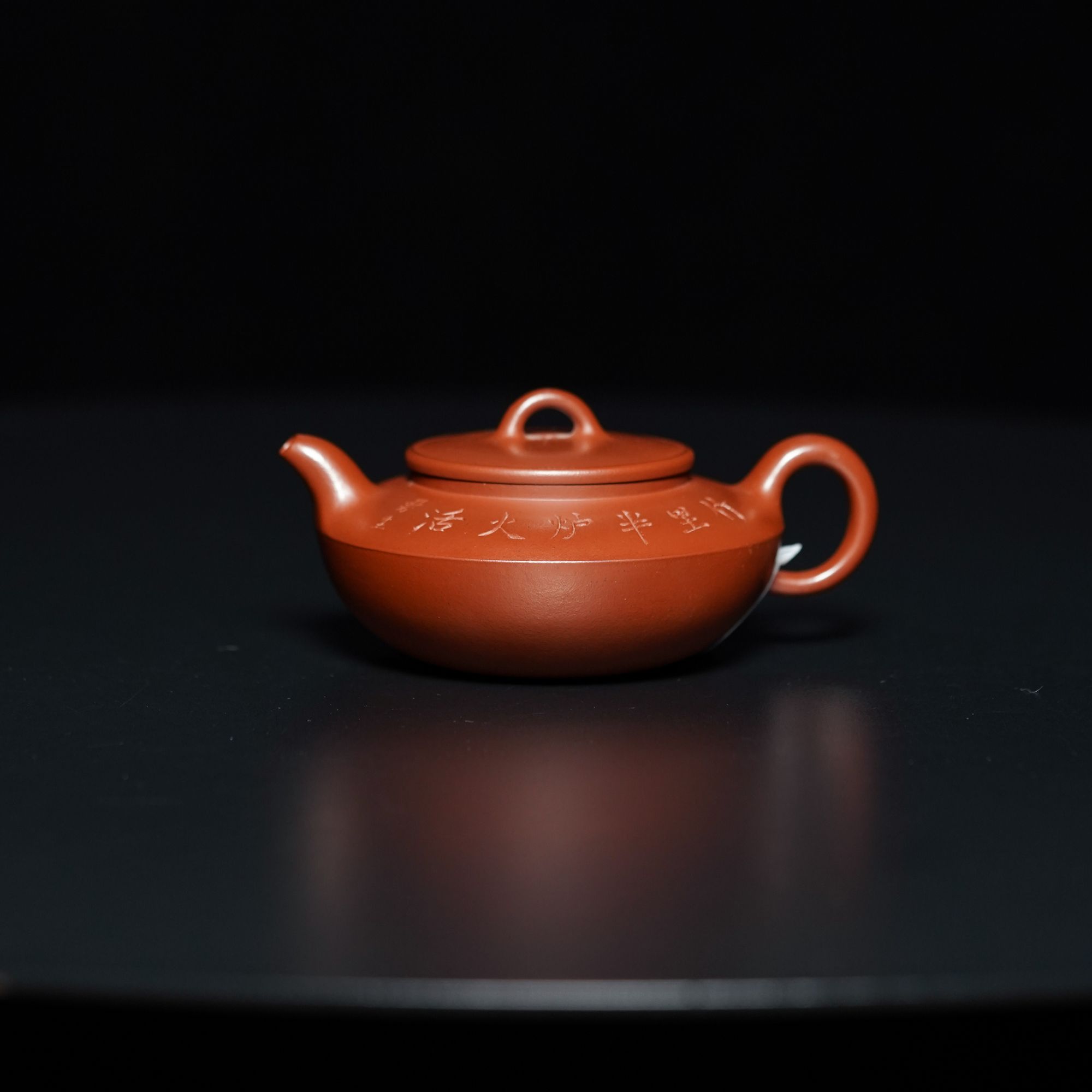 24号朱泥合盘紫砂壶