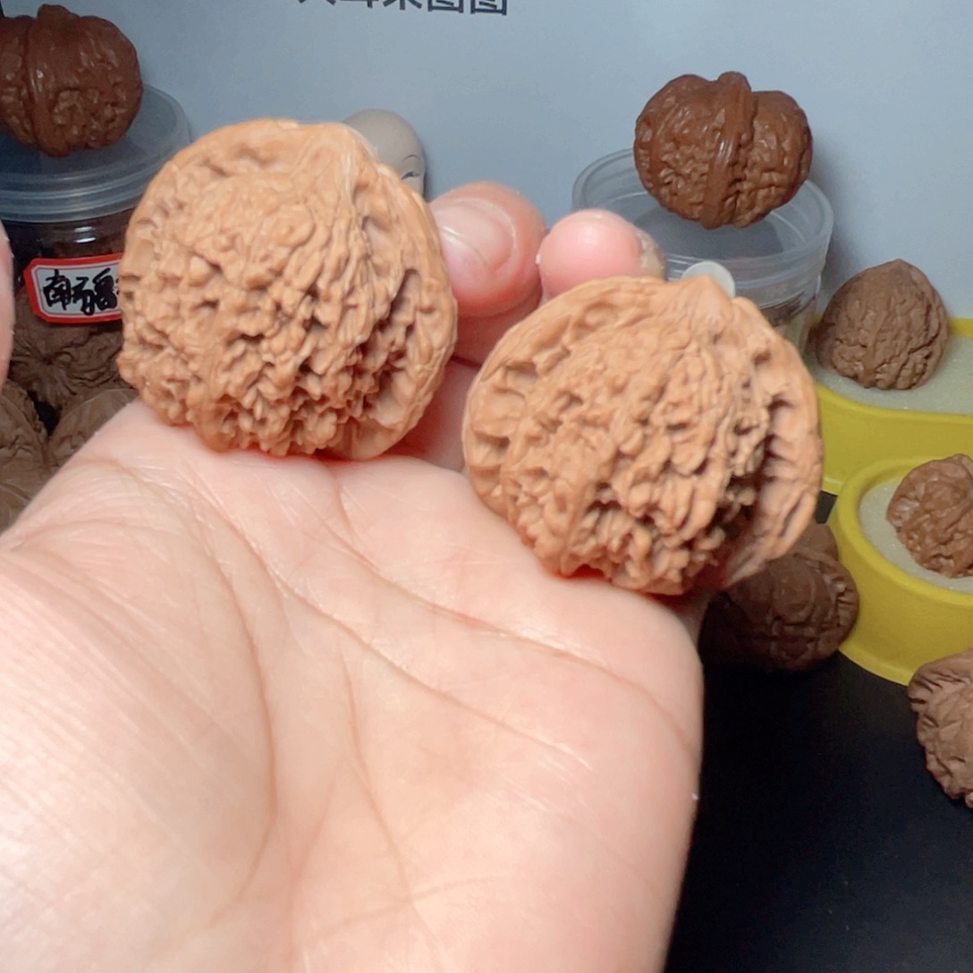 桃核把件满天星核桃