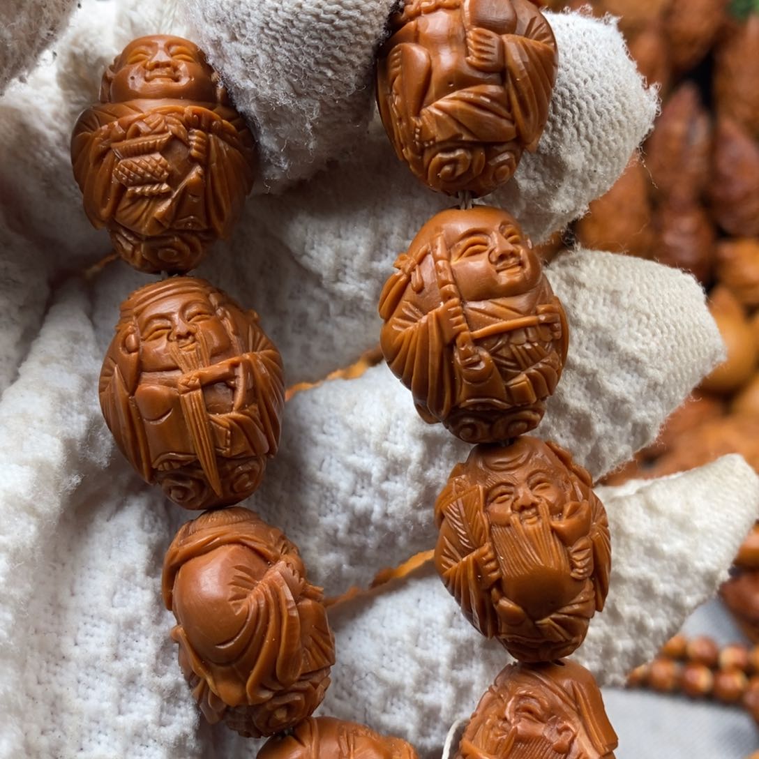 橄榄核手串/手链1.8铁核 刀铲八仙贺寿手串