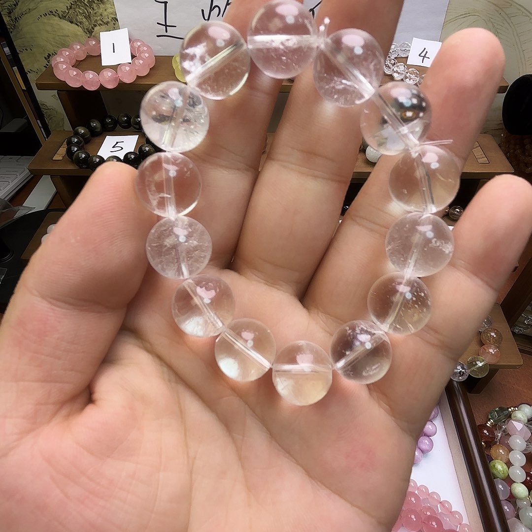 手链水晶未镶嵌天然白水晶