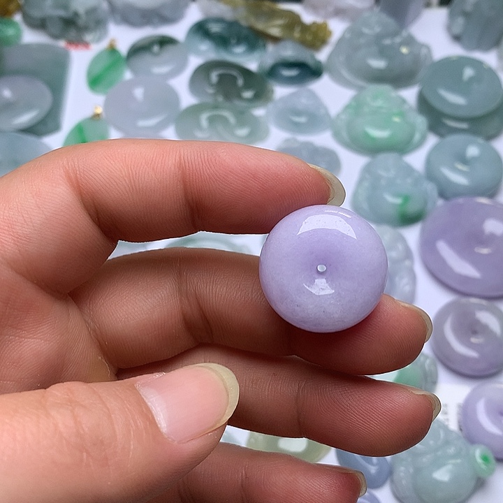 翡翠未镶嵌颈饰天然翡翠