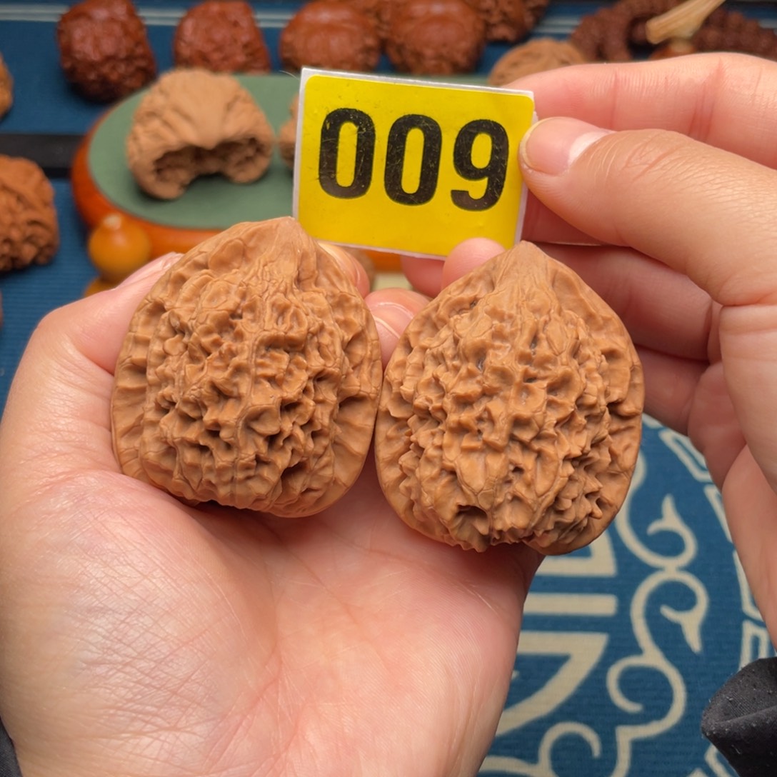 文玩核桃把件43全品官帽009号