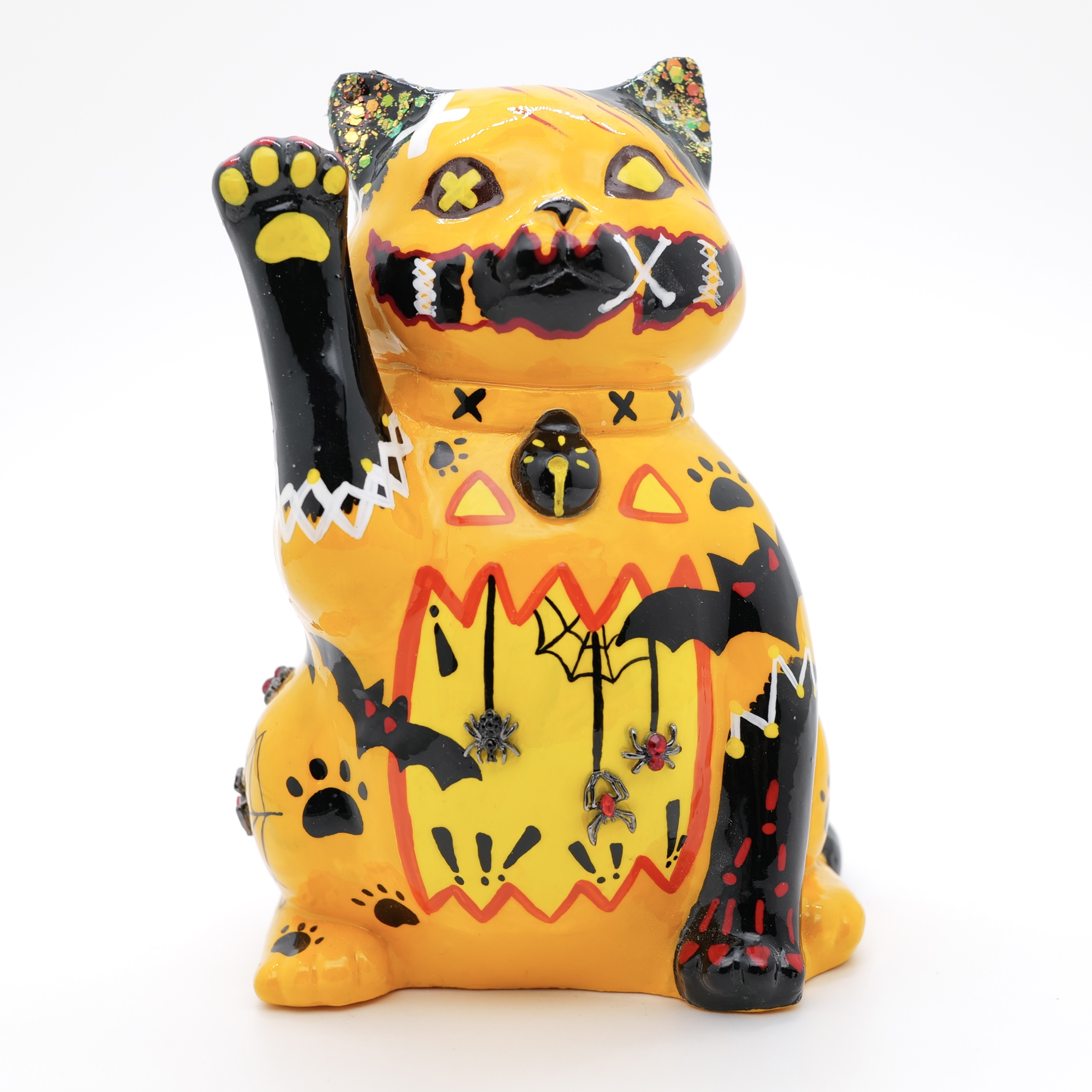 PM 王甜心工作室《招财猫》石膏作品，仅一件（非王甜心本人绘画）