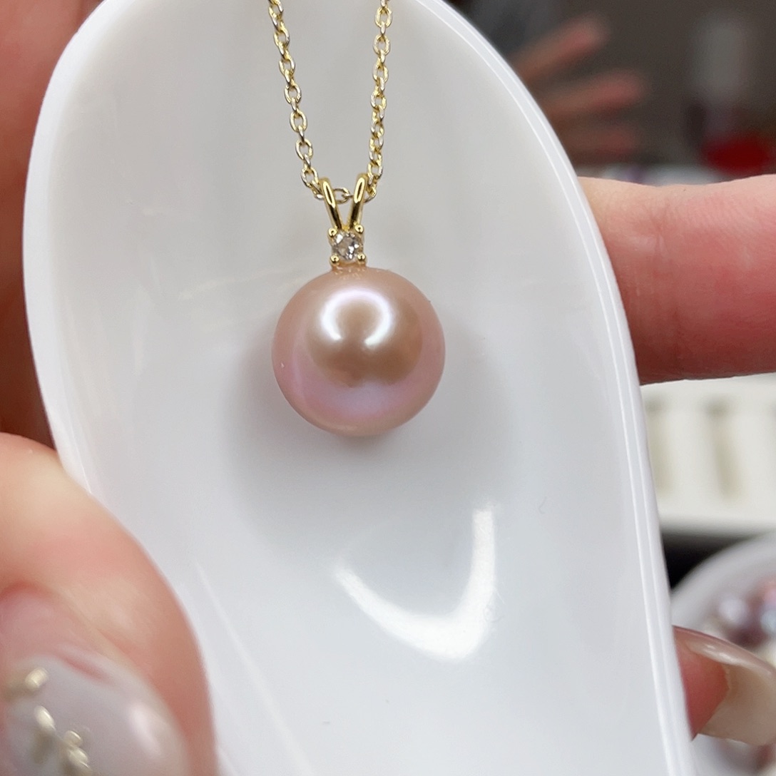 淡水珍珠未镶嵌吊坠(赠链)