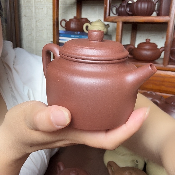 茶壶紫砂德钟200cc半手工