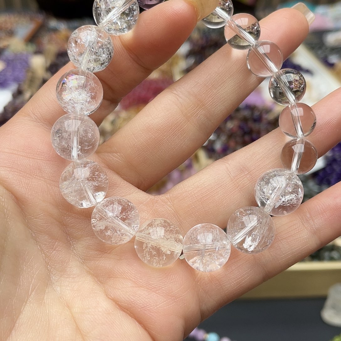水晶手链未镶嵌多样性发一
