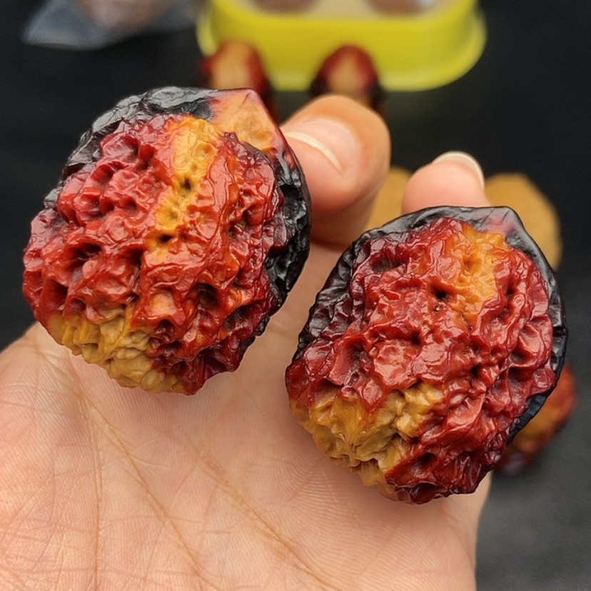 【闪购商品】把件文玩核桃40尺铁狮子球