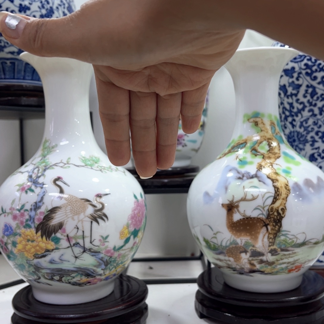 景德镇陶瓷花瓶 摆件