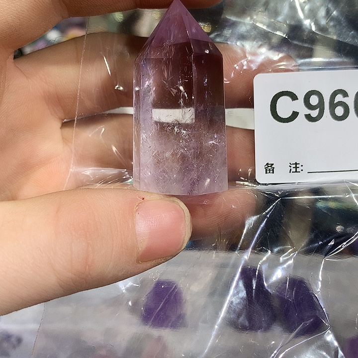 根****水晶未镶嵌珠宝半成品天然水晶c966