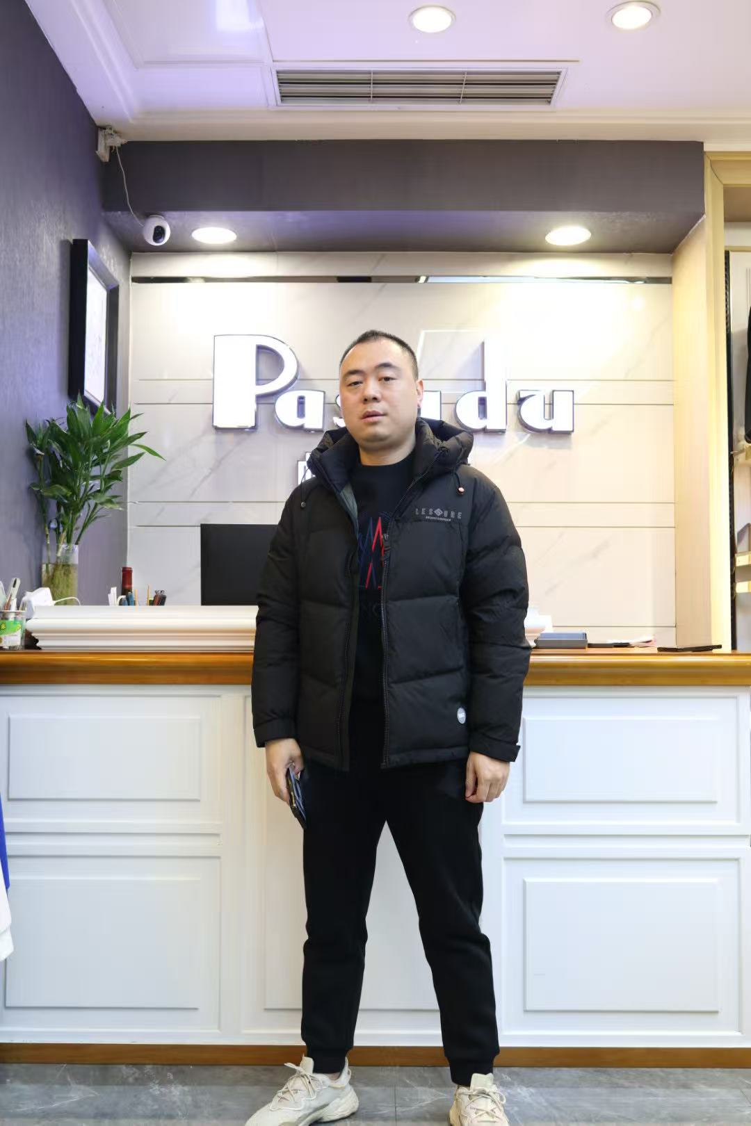 帕萨度男士时尚休闲羽绒服YY826226