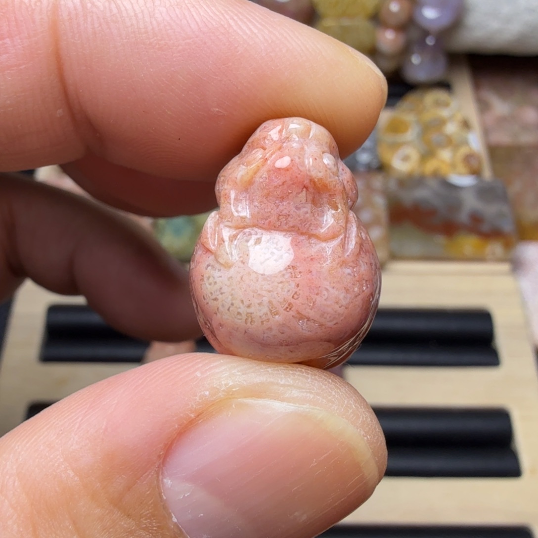 硅化玉未镶嵌纯天然色有机玉石保真色