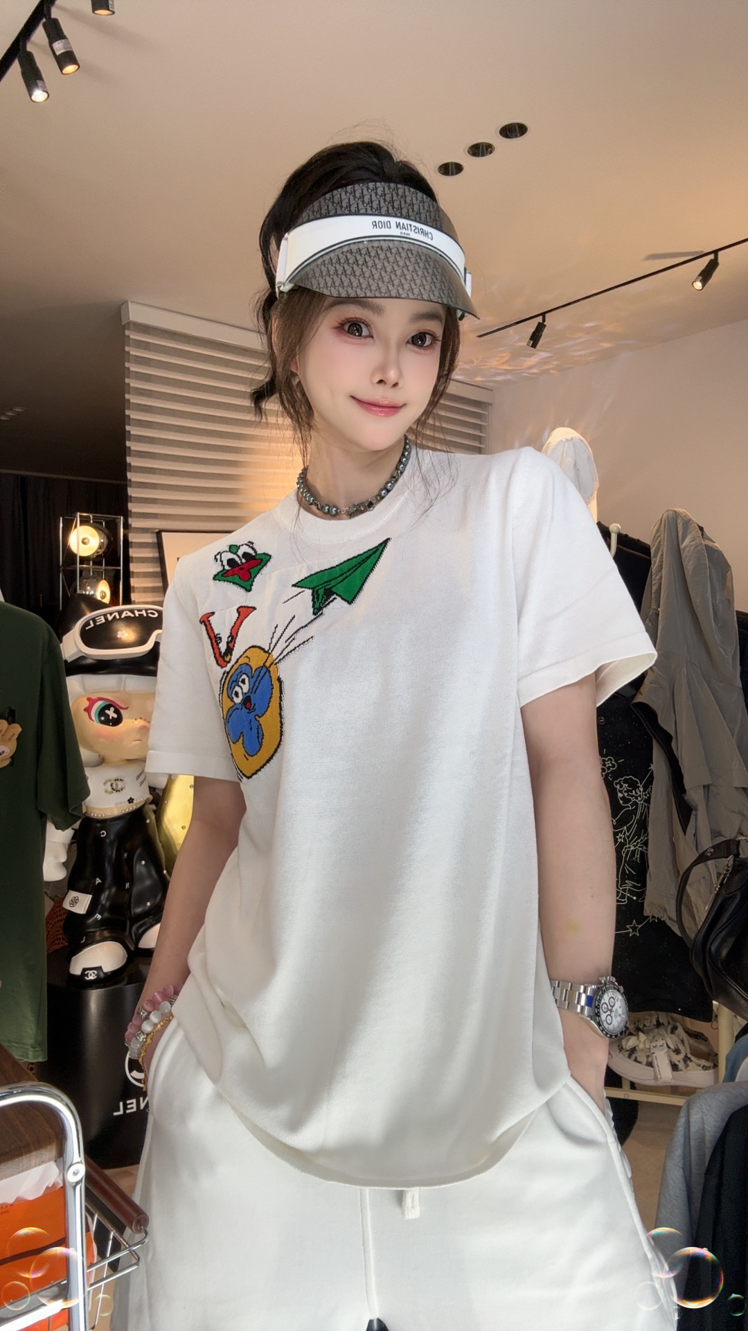 《钱》趣味卡通圆领短袖