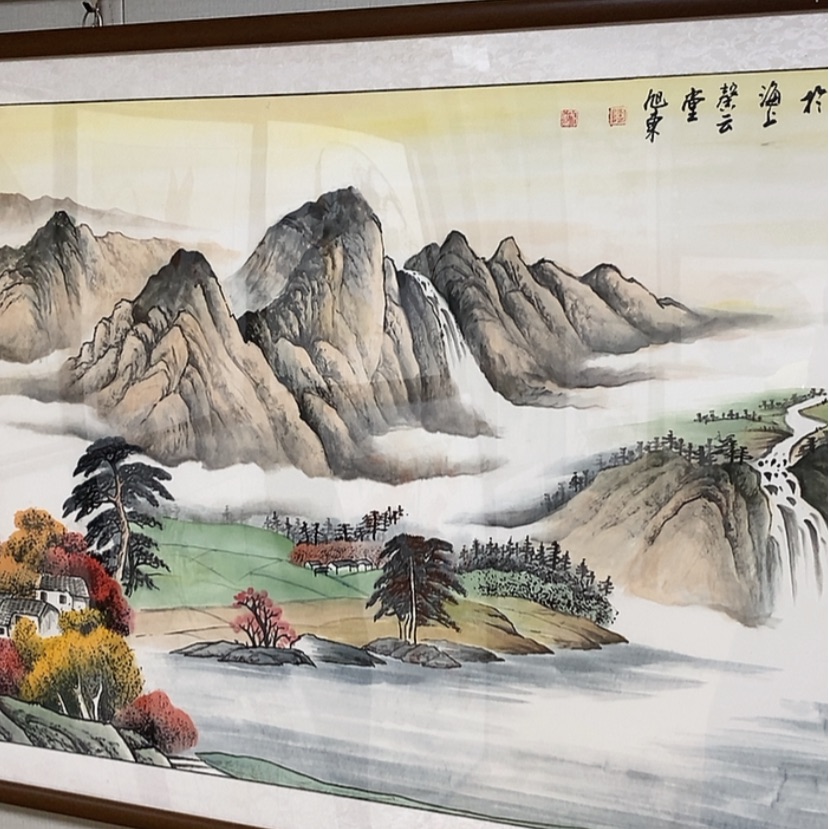 【闪购商品】国画手绘国画带框