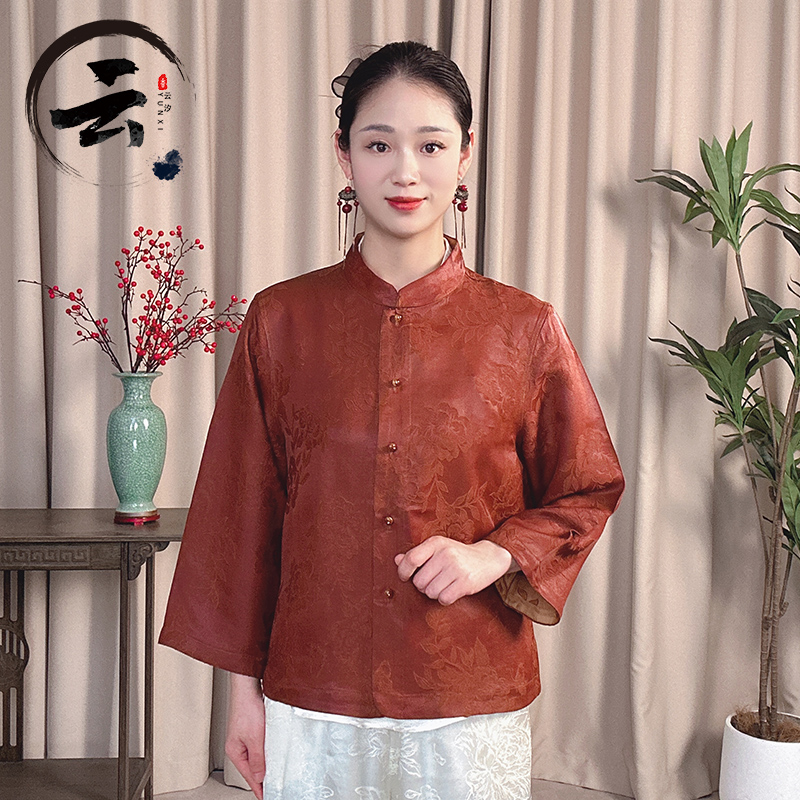 云汐8967春装新款百搭显瘦立领外套
