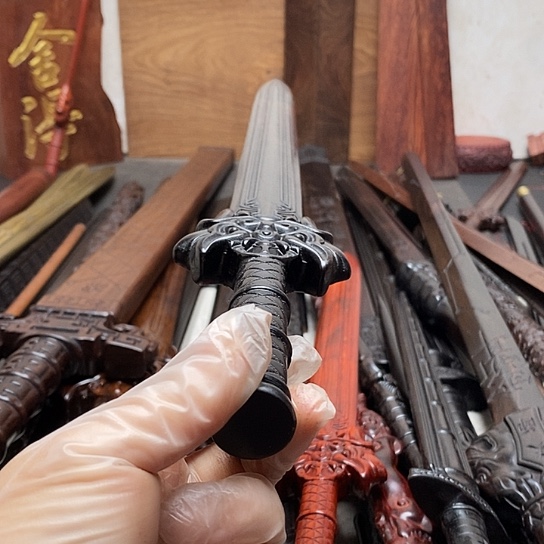 紫光檀木木木50长小逆鳞