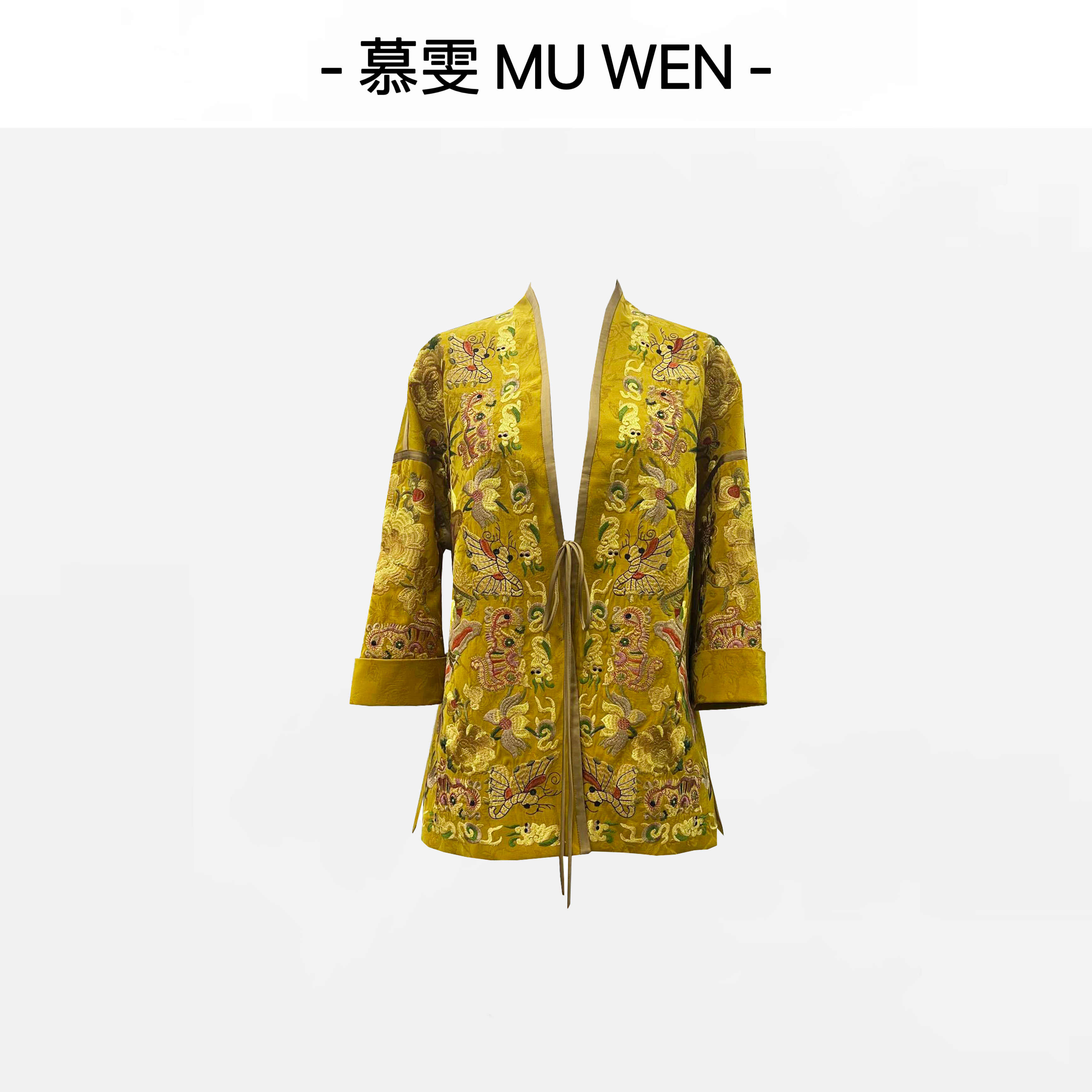 【尺素】新中式早秋国风重工刺绣外套251466356