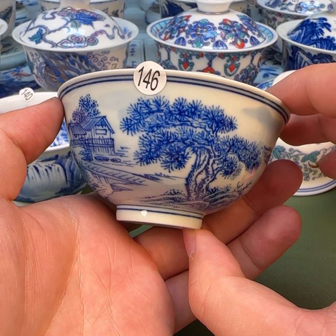 彦祖纯手工手绘茶具146