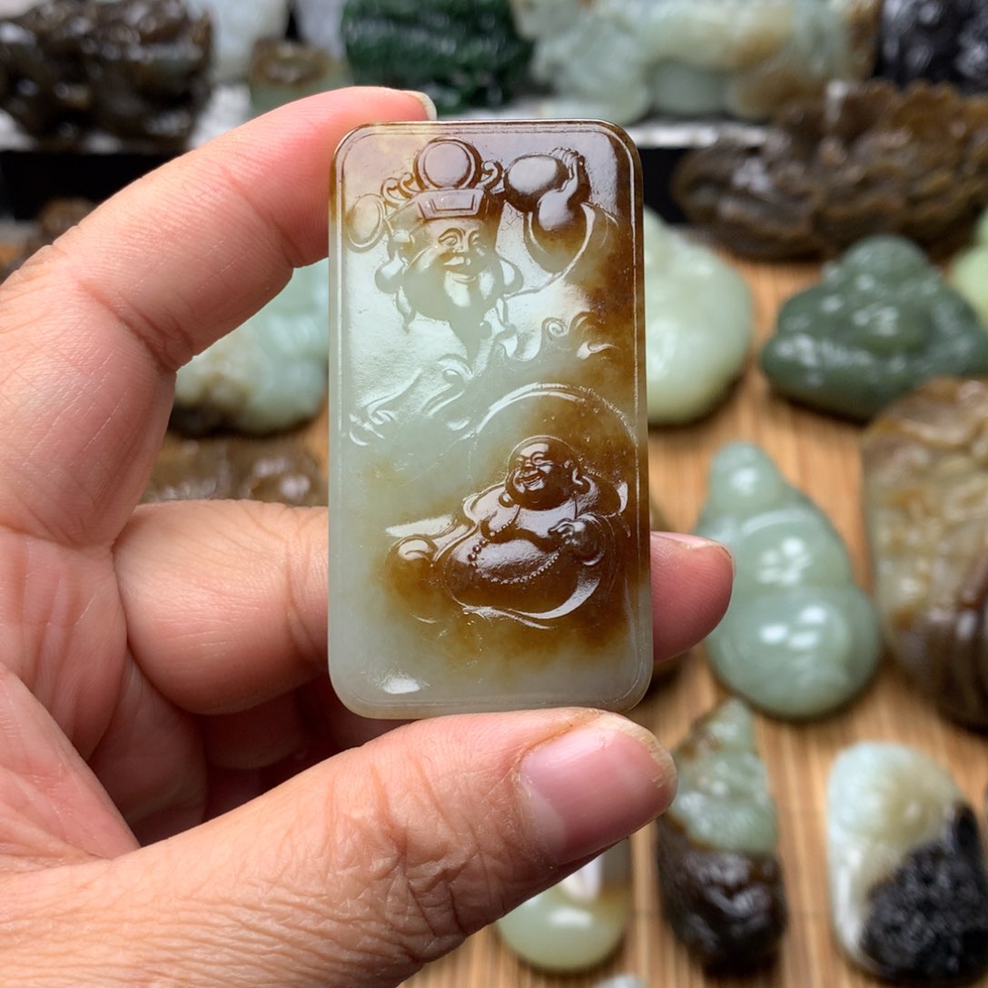 和田玉挂件未镶嵌风***！