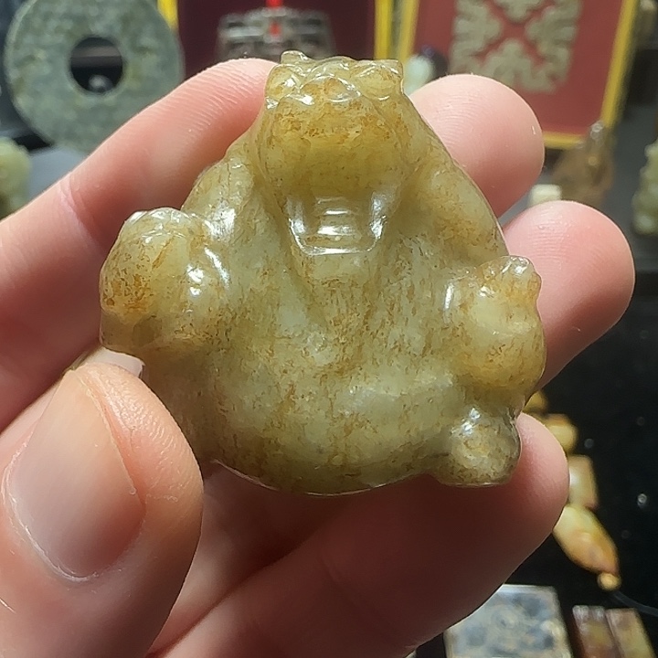 和田玉未镶嵌吊坠(不含链)