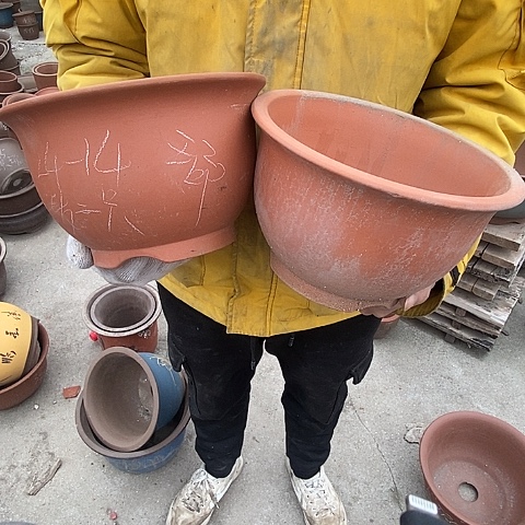 紫砂中国宜兴紫砂花盆