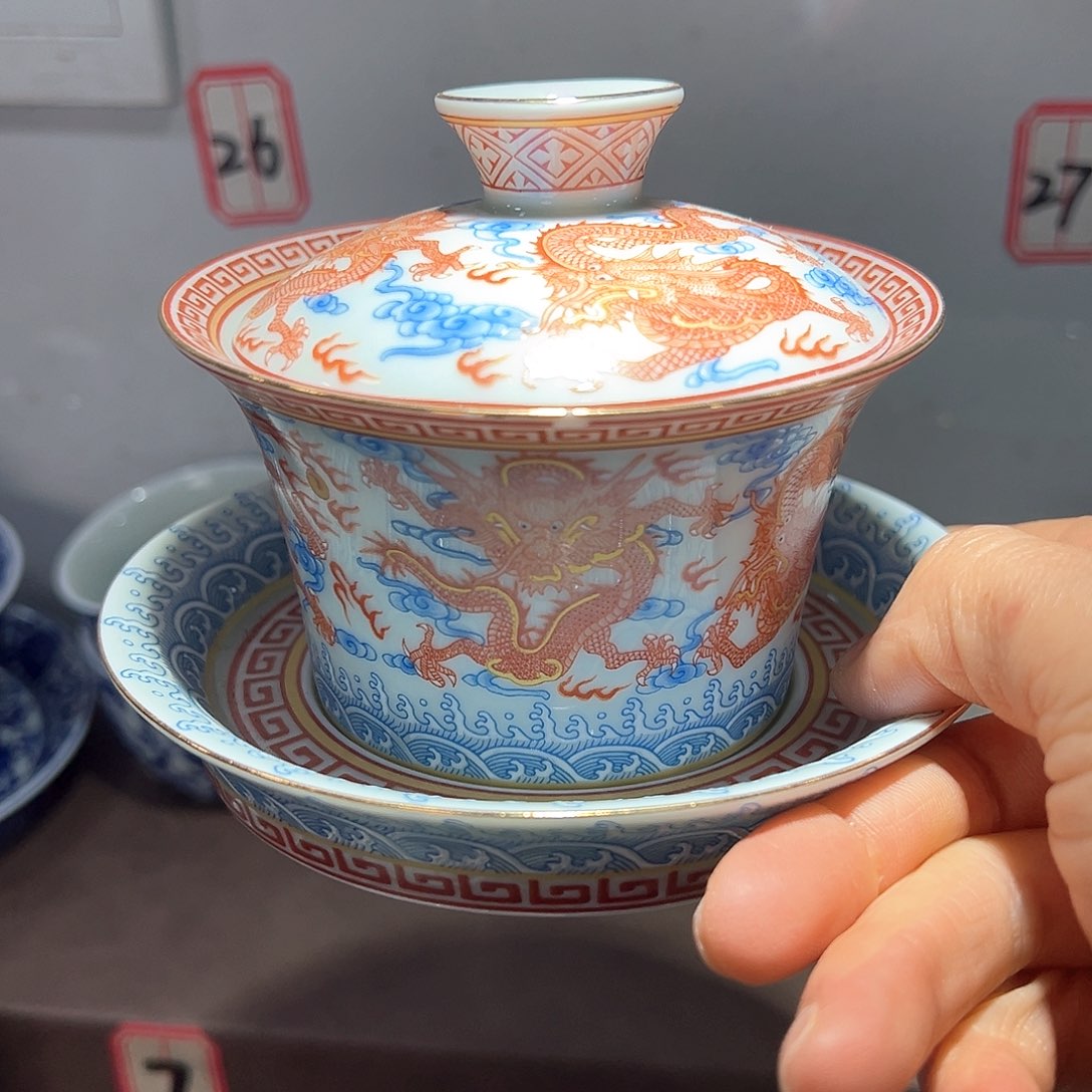 盖碗全场七景德镇的早高峰上都是我