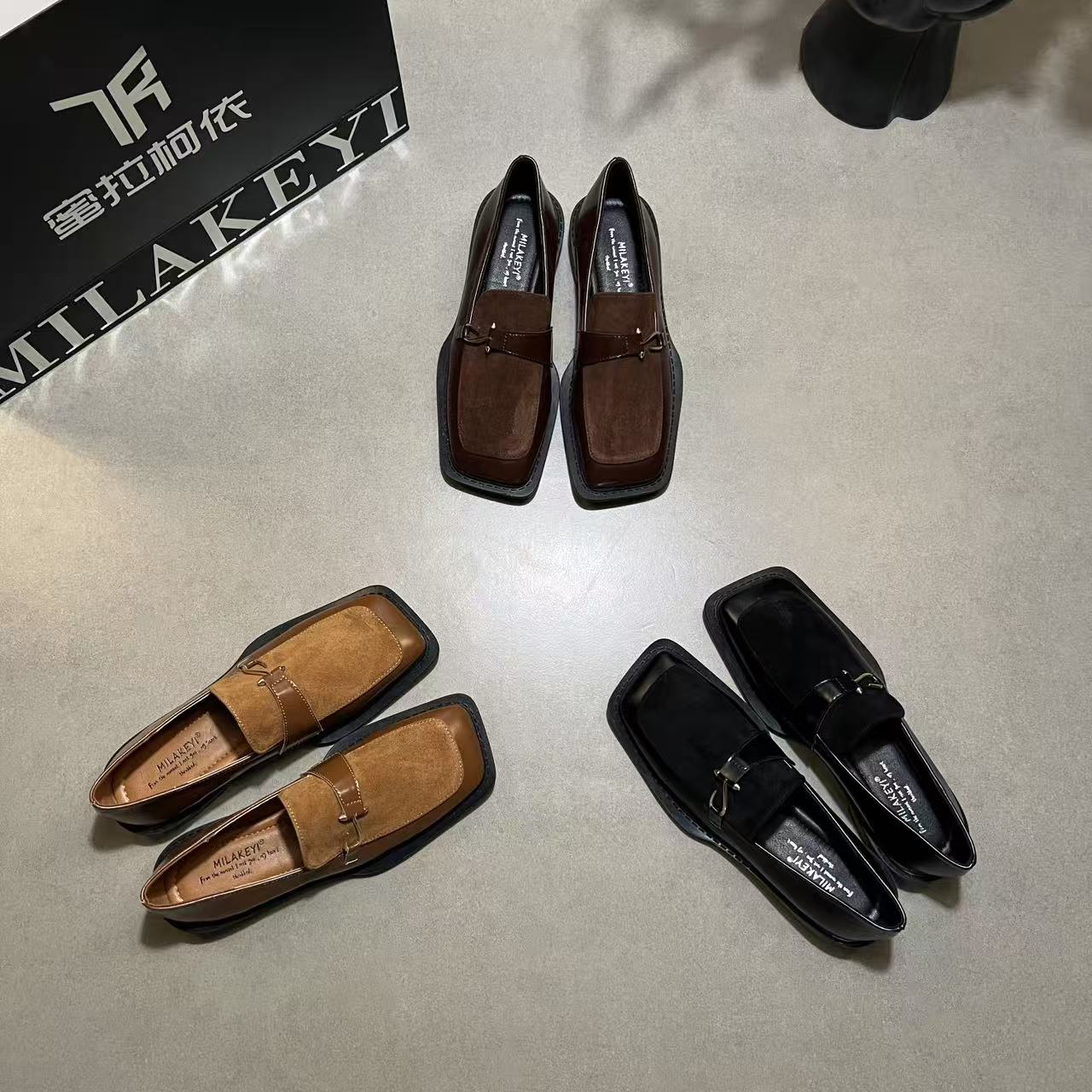 2026年春季新款气质百搭系带复古风轻奢网红休闲舒适简约爆款单鞋