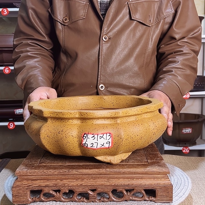 紫砂花盆等多种装饰