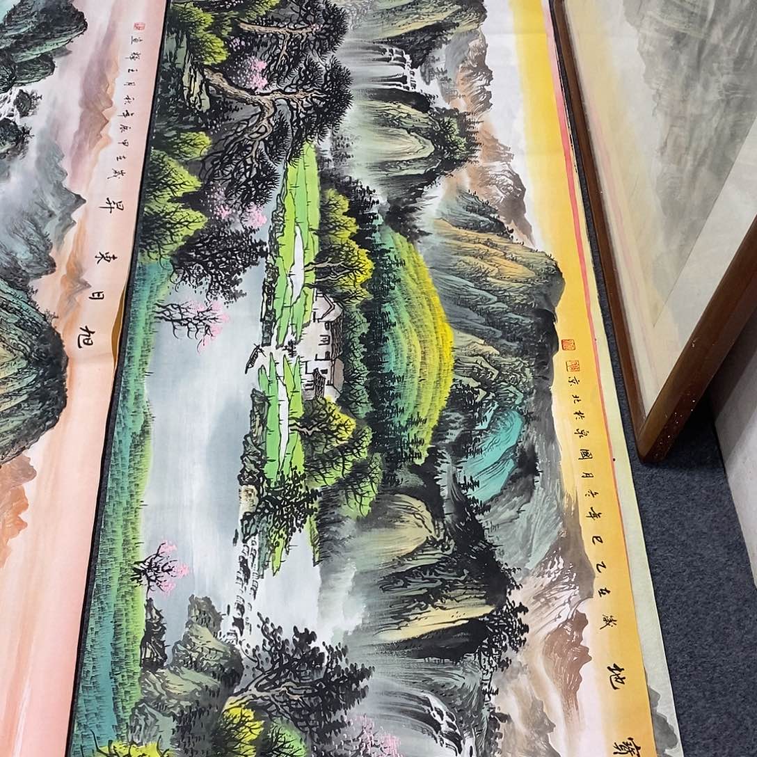 国画画画真的画画