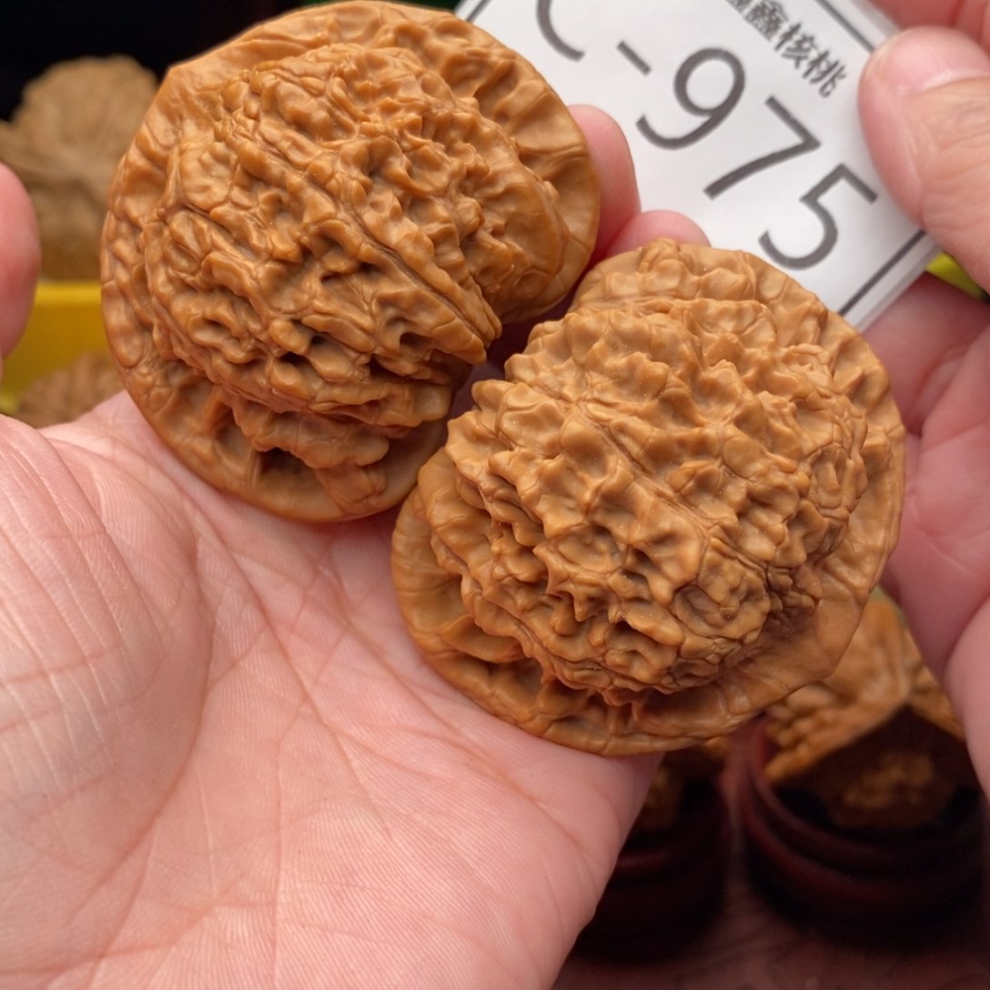 文玩核桃把件官帽53