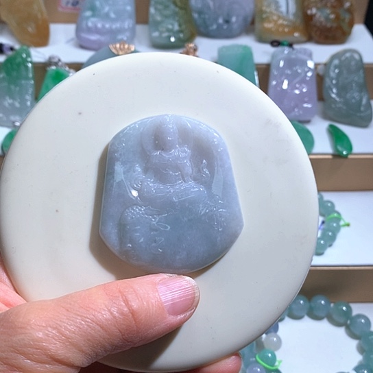 翡翠未镶嵌颈饰20