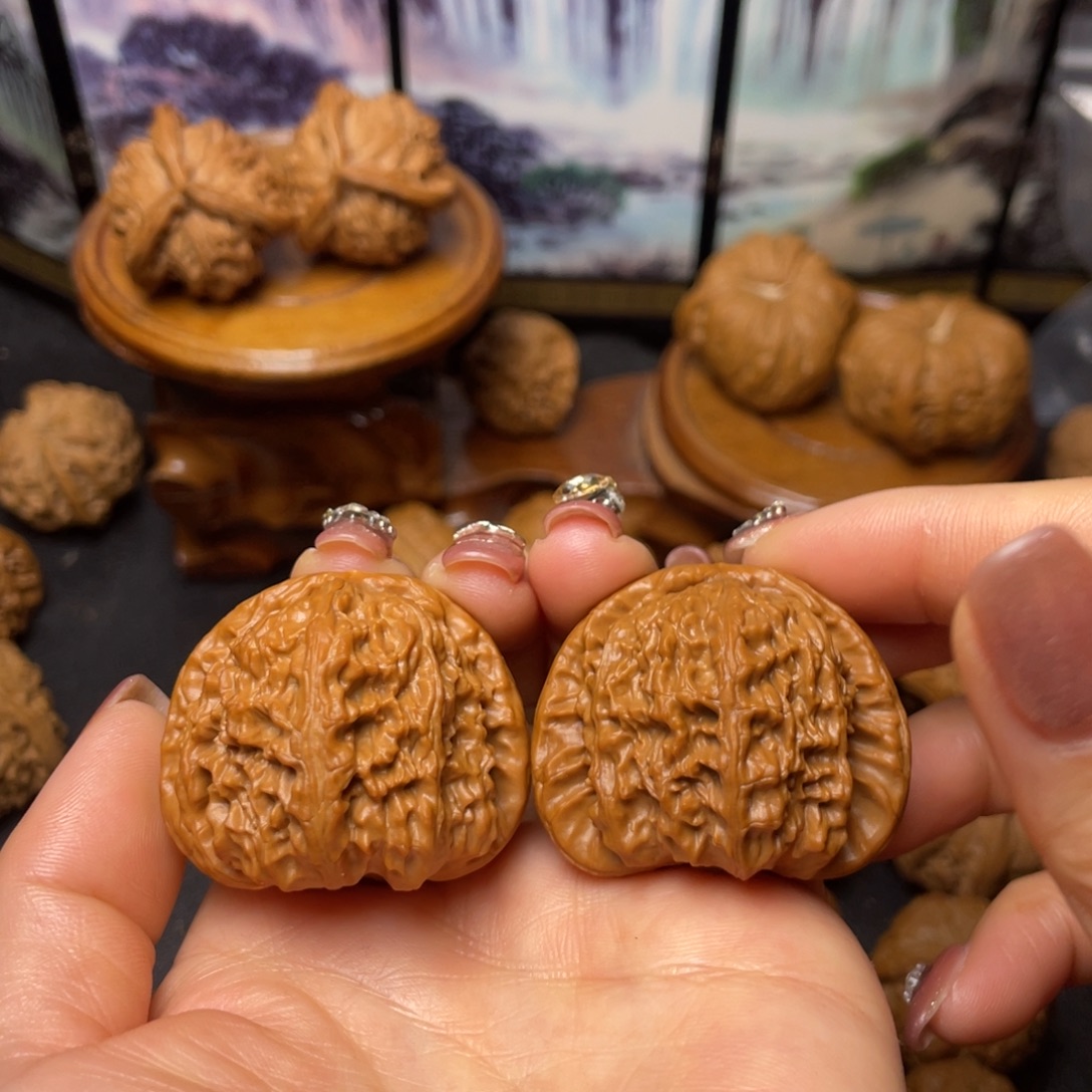 把件文玩核桃41白狮子