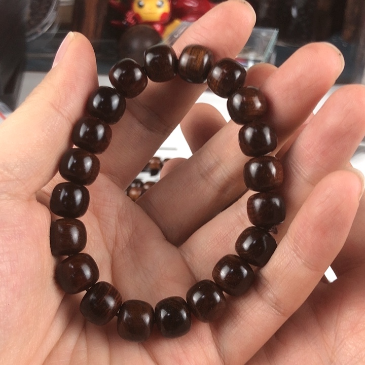 降真香手串/手链树心黑金1.1老型海南红降