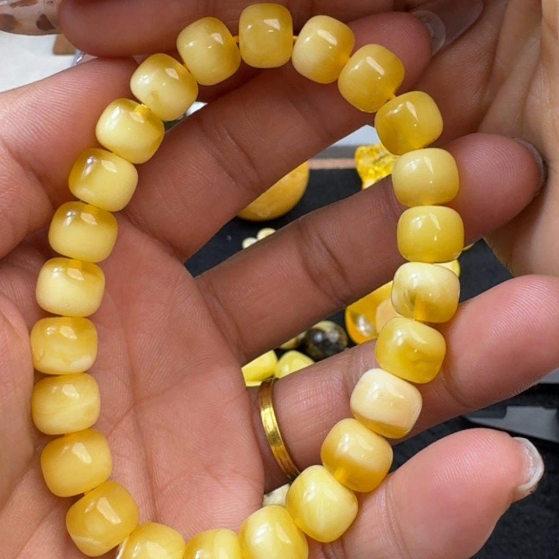 琥珀裸石未镶嵌琥珀蜜蜡未镶嵌全品9.9×8.4