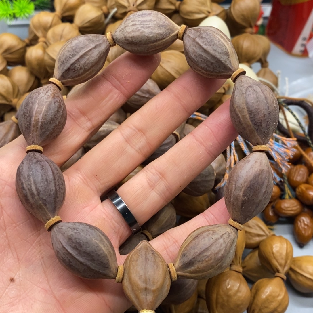 橄榄核手串/手链1.9紫皮