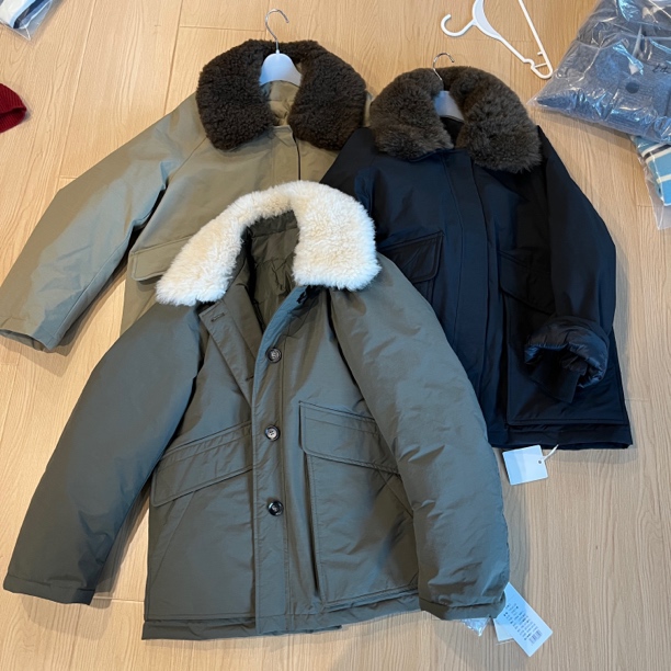 金子家毛领可拆卸羽绒服 衣长73左右 不支持7天无理由退换