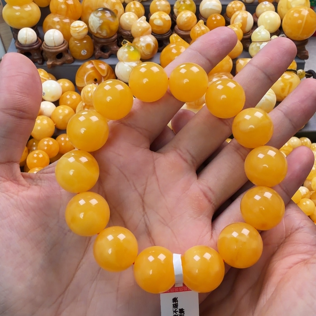 琥珀未镶嵌珠宝奇石17mm同料