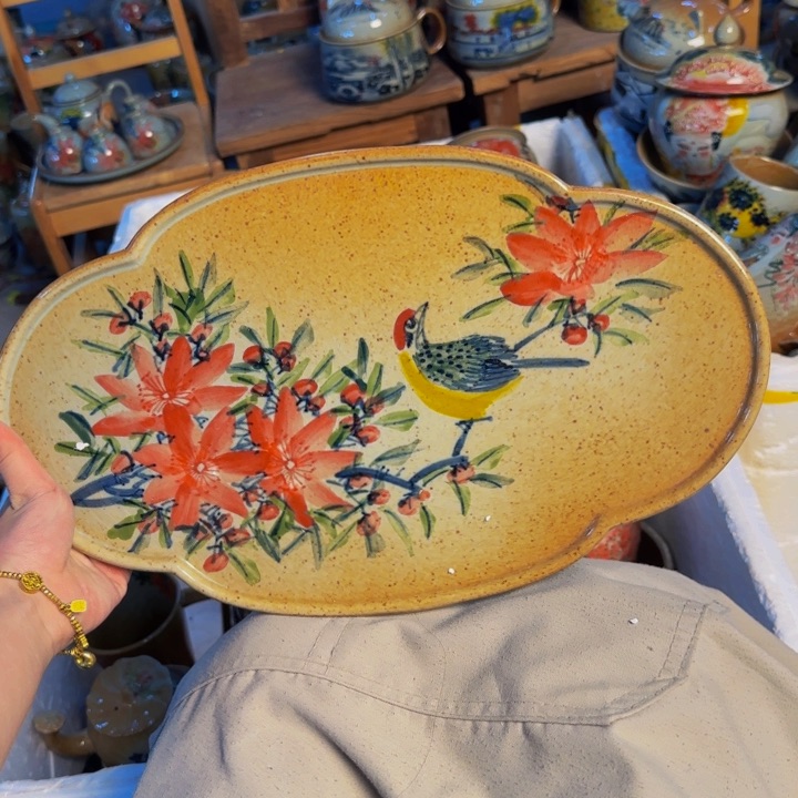 瓷片景德镇陶瓷手工手绘