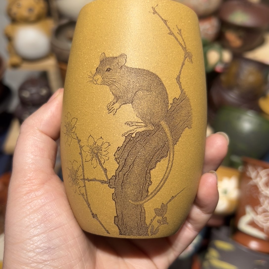 紫砂茶杯宜兴紫砂主人杯