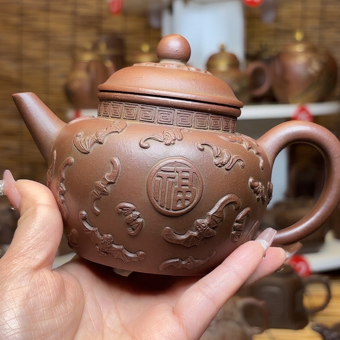 紫砂茶壶金**通紫砂老壶