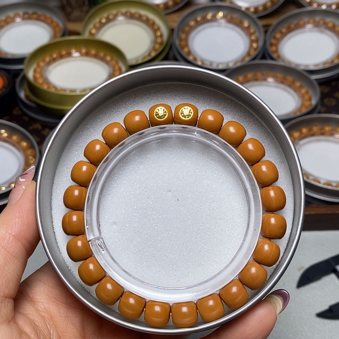 猴头核桃手串354号93左右18K双标小老型全品