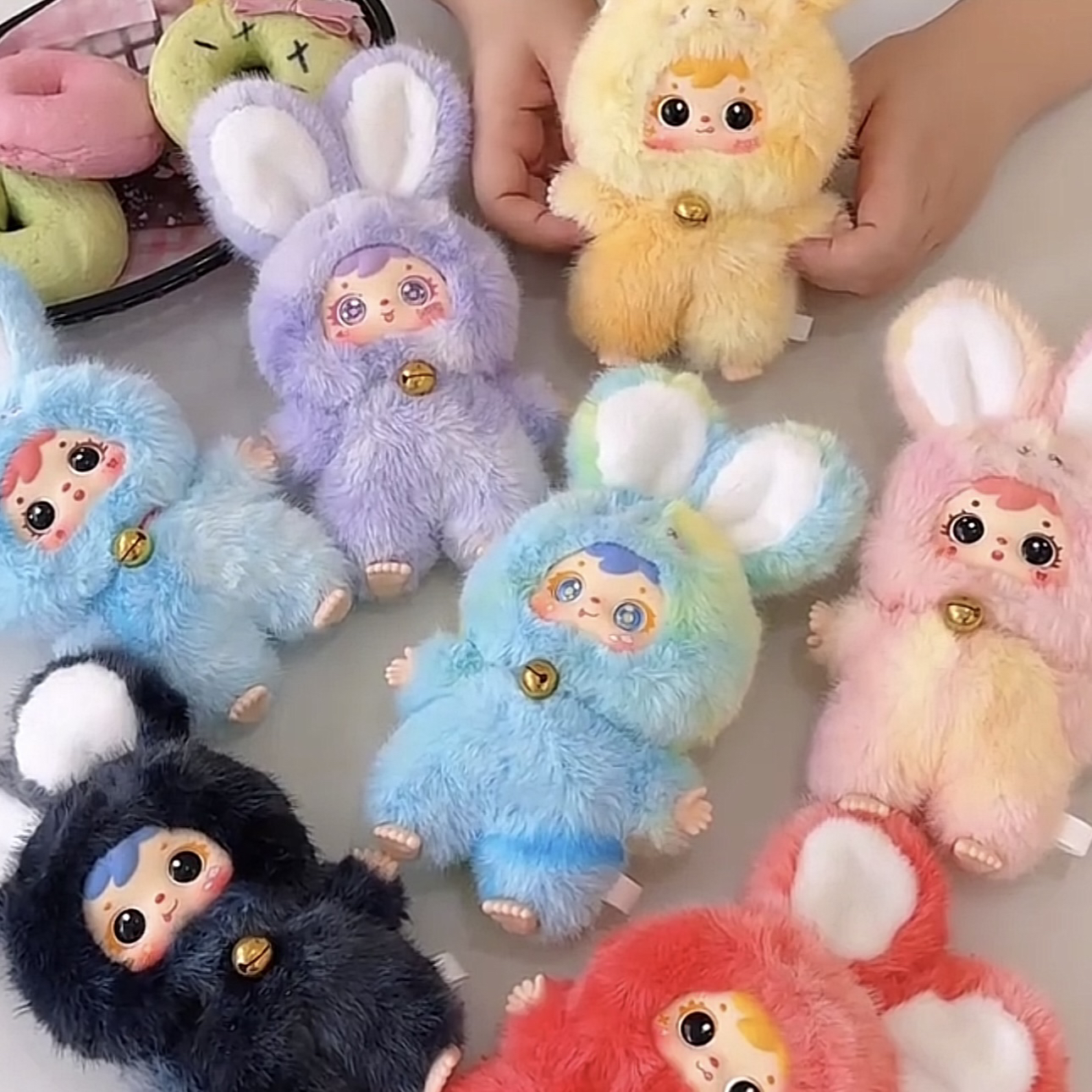 【宠粉开播fufu】三小毛魔力炫彩兔毛绒盲盒 代拆