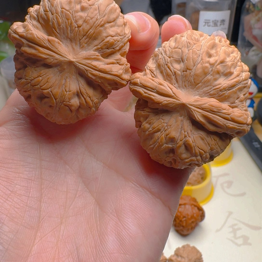 核桃把件45尺寸元宝