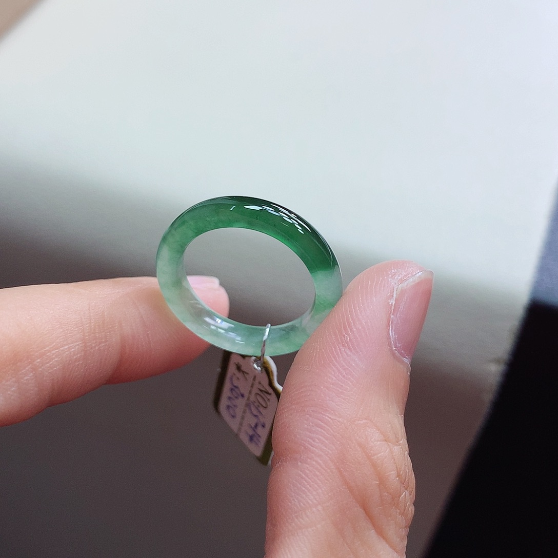 未镶嵌戒指翡翠13-14号