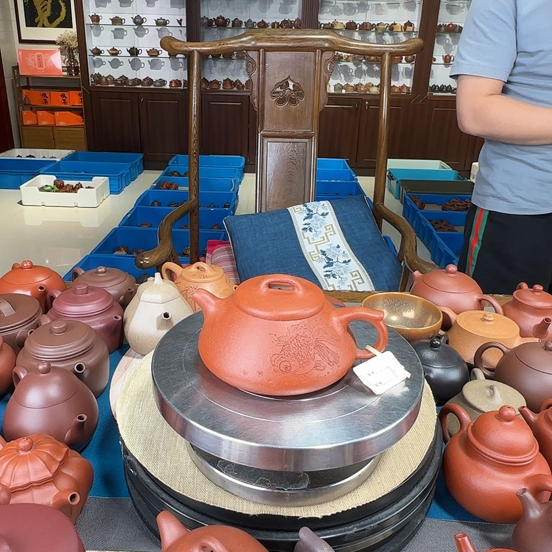 茶壶紫砂金玉满堂