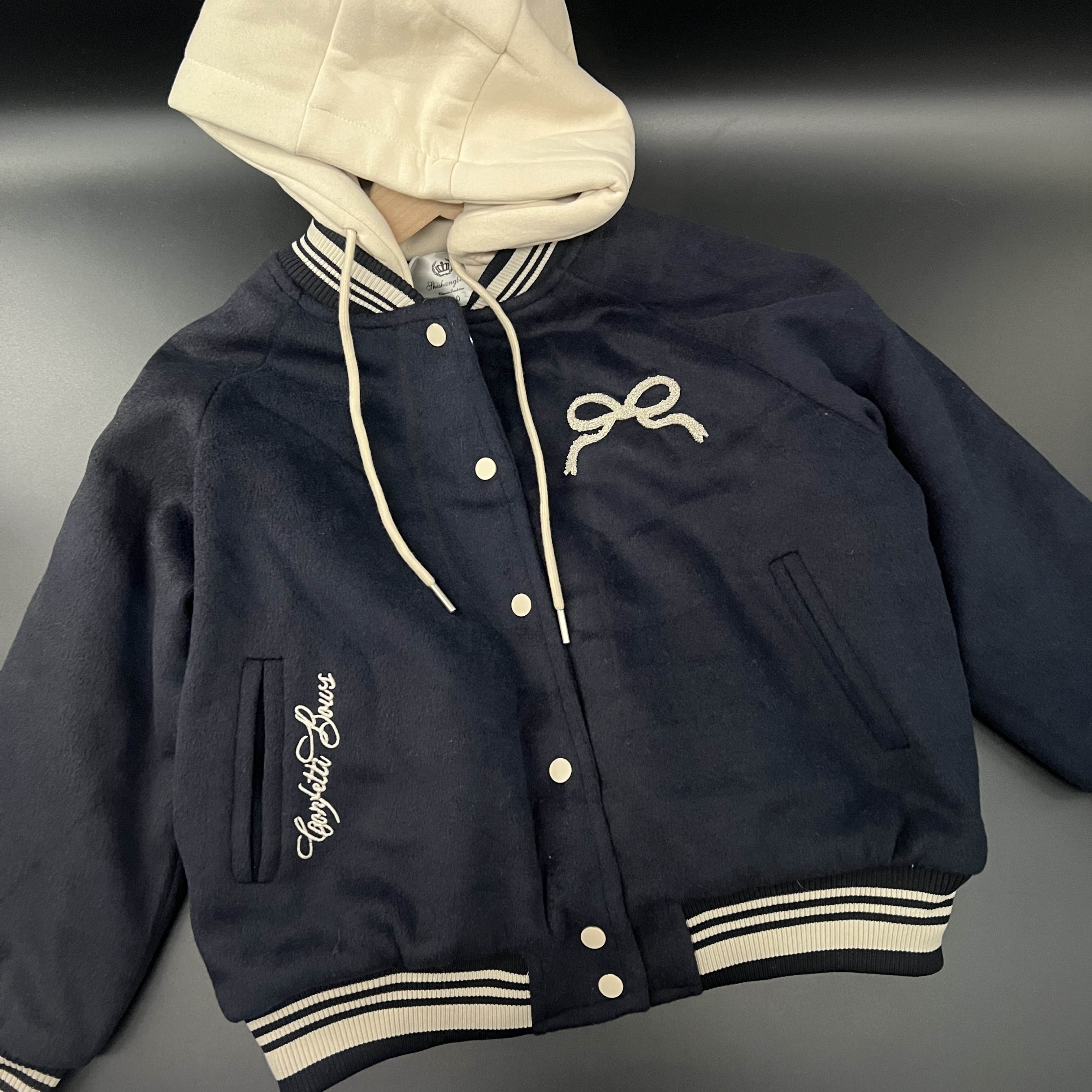 【荔枝优选】大童加棉棒球服外套