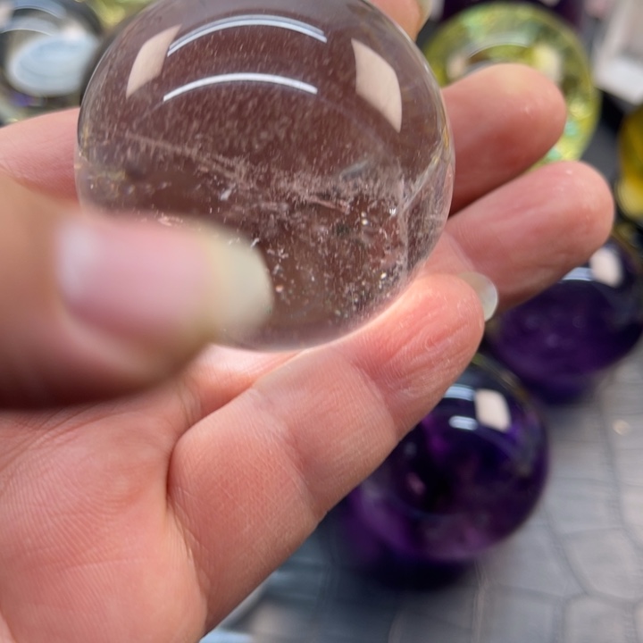 水晶水晶球未镶嵌