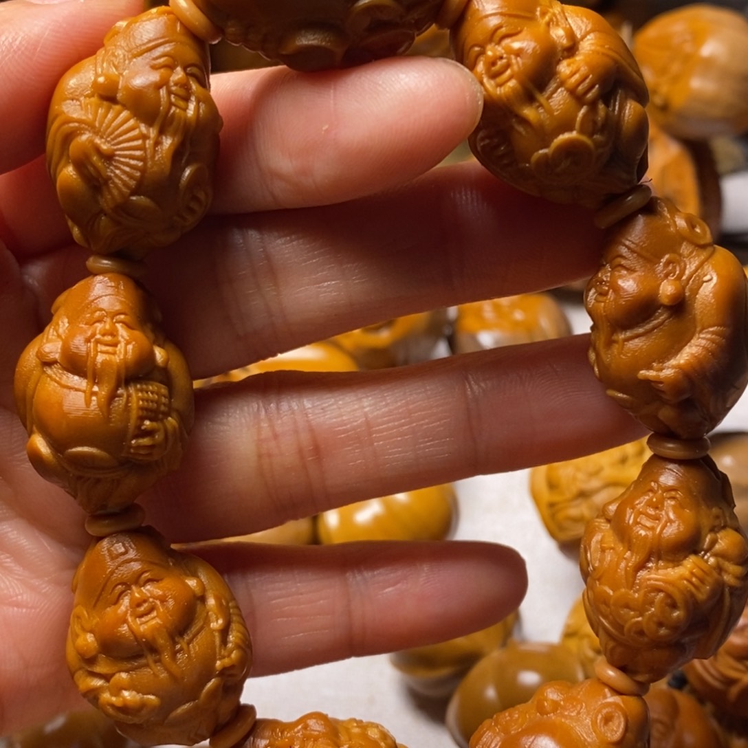 手串/手链橄榄核八大财神