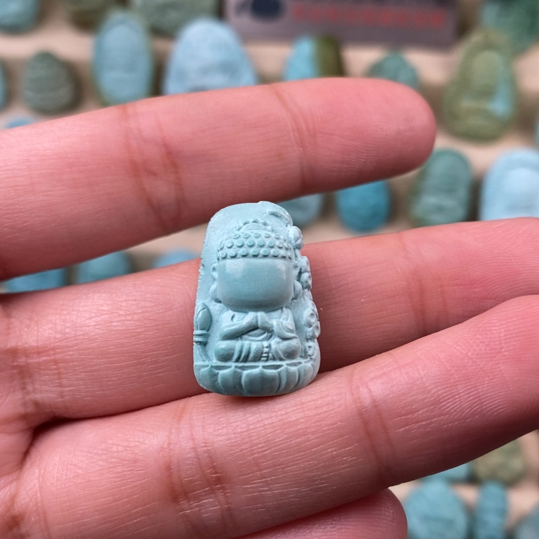 绿松石珠宝奇石未镶嵌