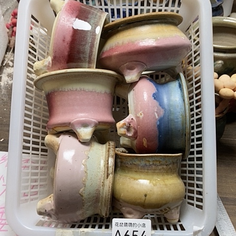 紫砂花盆654瑕疵品口令7刀8左右